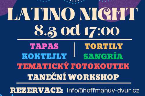 Latino night s tanečním workshopem